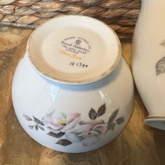 Silver Rose Cream & Sugar - Picture 6 of 7